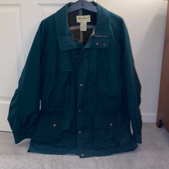 Eddie Bauer Other - Eddie Bauer Wool Lined Mountain Parka Green Size XL.